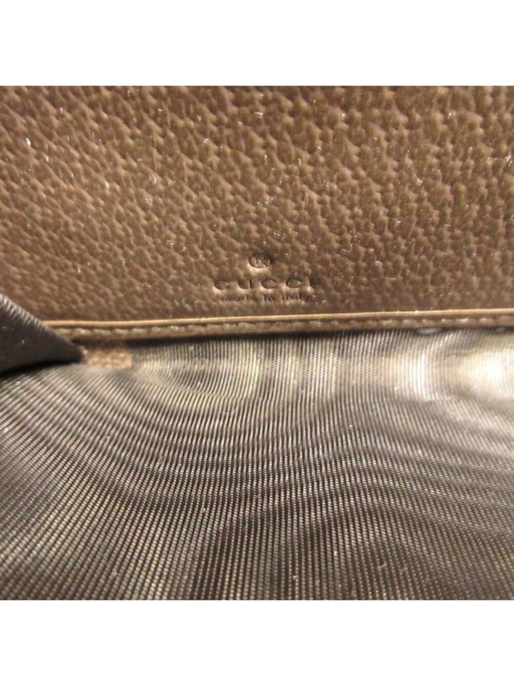 Gucci GG Supreme Zip Around Wallet Ophidia Brown - Picture 6 of 8